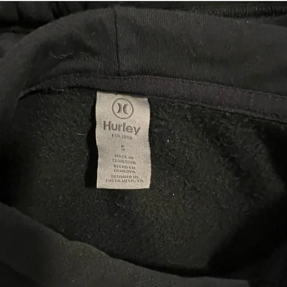 Hurley classic Black Sweatshirt with logo - Picture 2 of 5